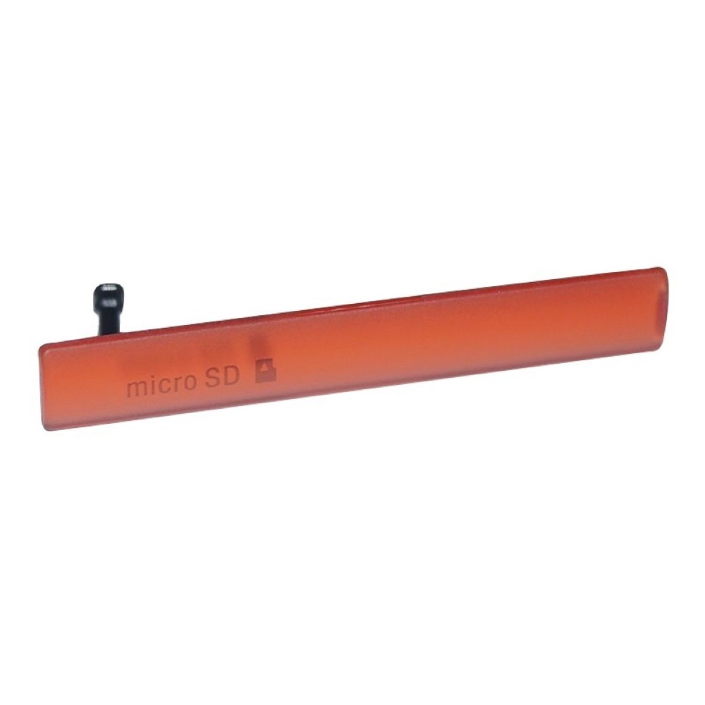 Embellecedor Sony Xperia Z3 Compact Mini D5803 Tapa Lateral SD Carga Naranja