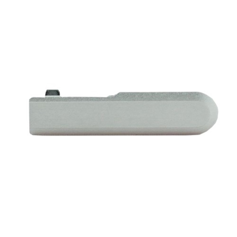 Embellecedor Sony Xperia Z1 Mini D5503 Tapa Lateral del Conector de Carga Blanca
