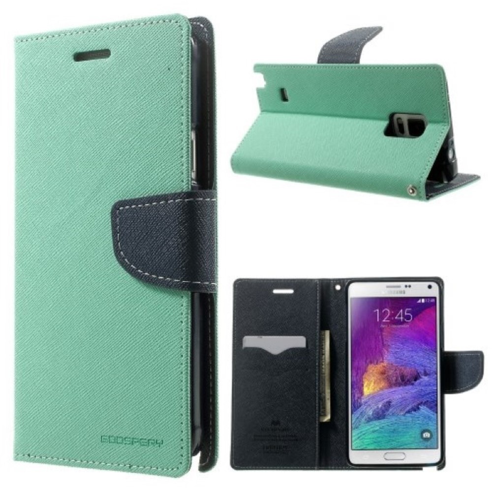 Funda Samsung Galaxy Note 4 N910 Mercury Goospery tapa libro verde