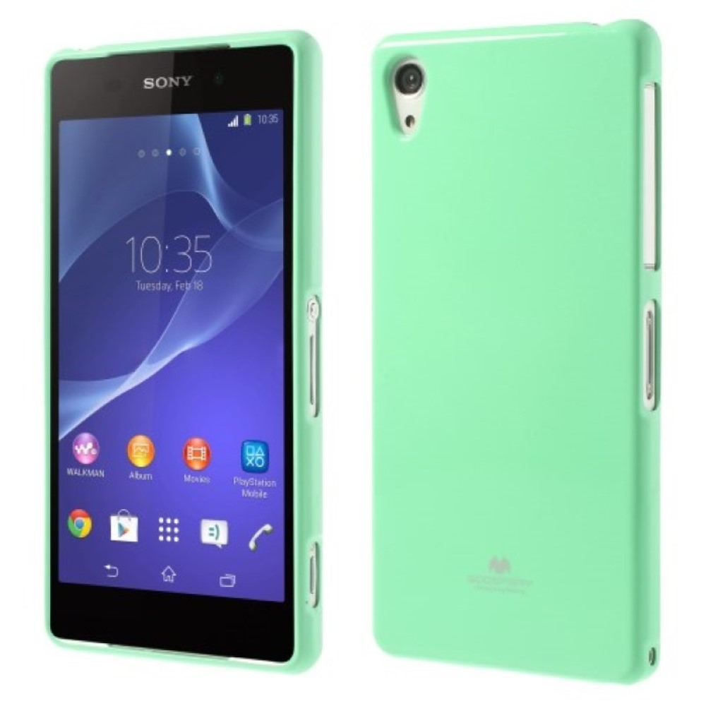 Funda Sony Xperia Z2 D6502 D6503 Mercury Jelly menta