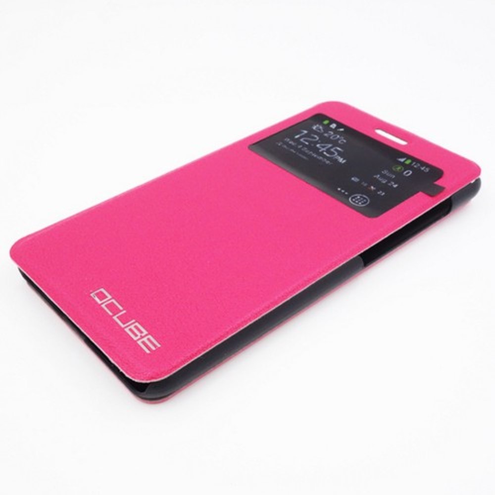 Funda Cubot X9 Piel Tapa Libro Rosa con soporte