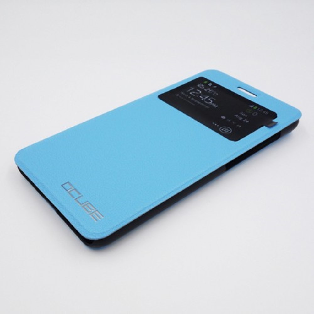 Funda Cubot X9 Piel Tapa Libro Azul con soporte