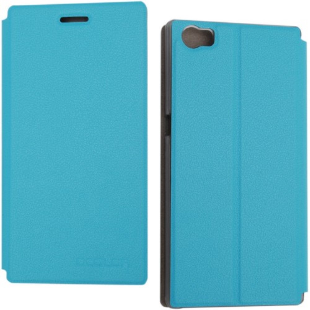 Funda Cubot X11 Piel Tapa Libro Azul con soporte