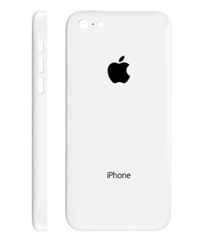 Chasis iPhone 5C tapa trasera blanca