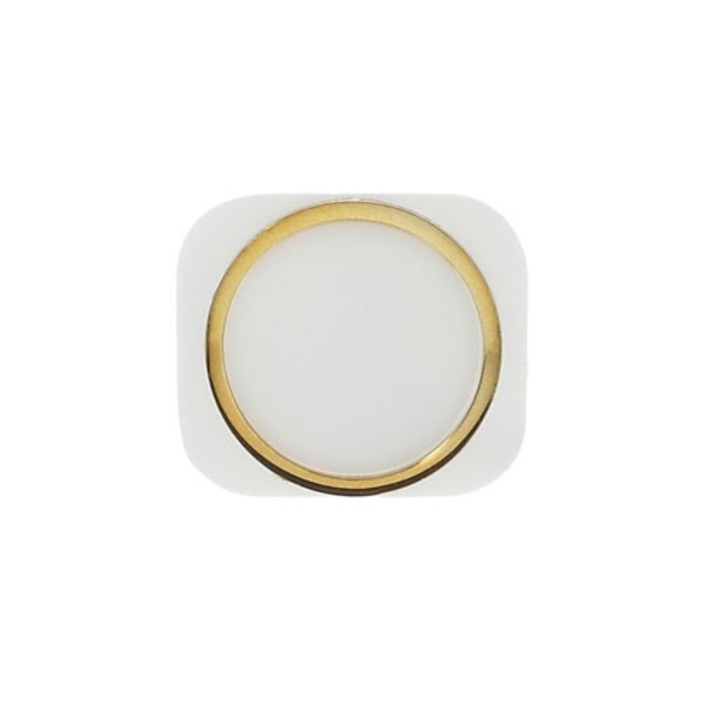 Botón iPhone 5S Home inicio blanco oro