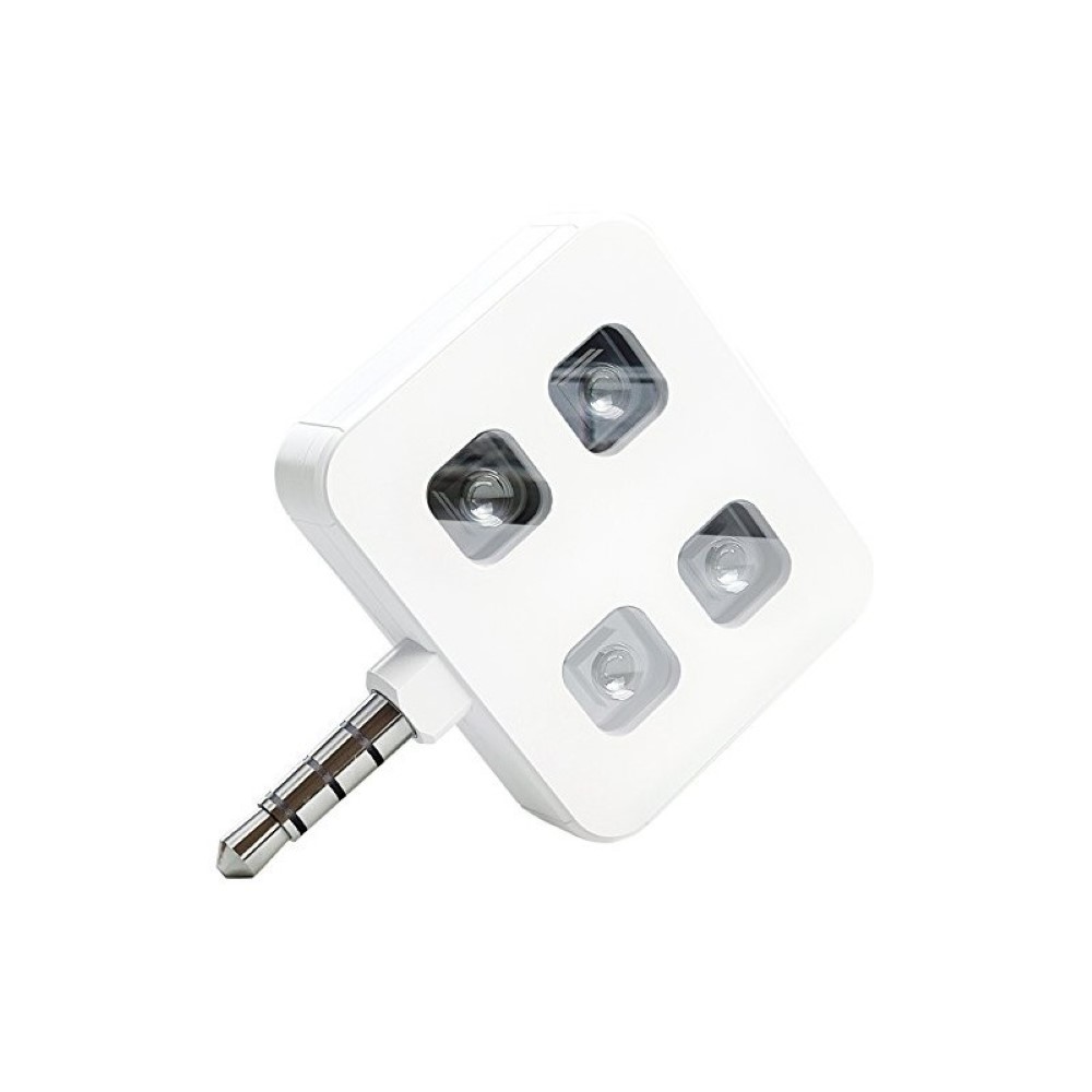 Flash conector Jack 3.5 para selfies blanco