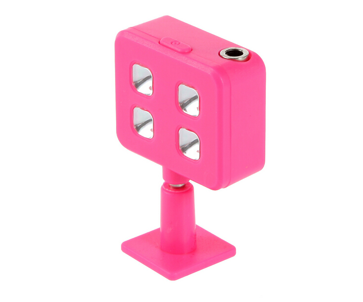Flash conector Jack 3.5 para selfies rosa