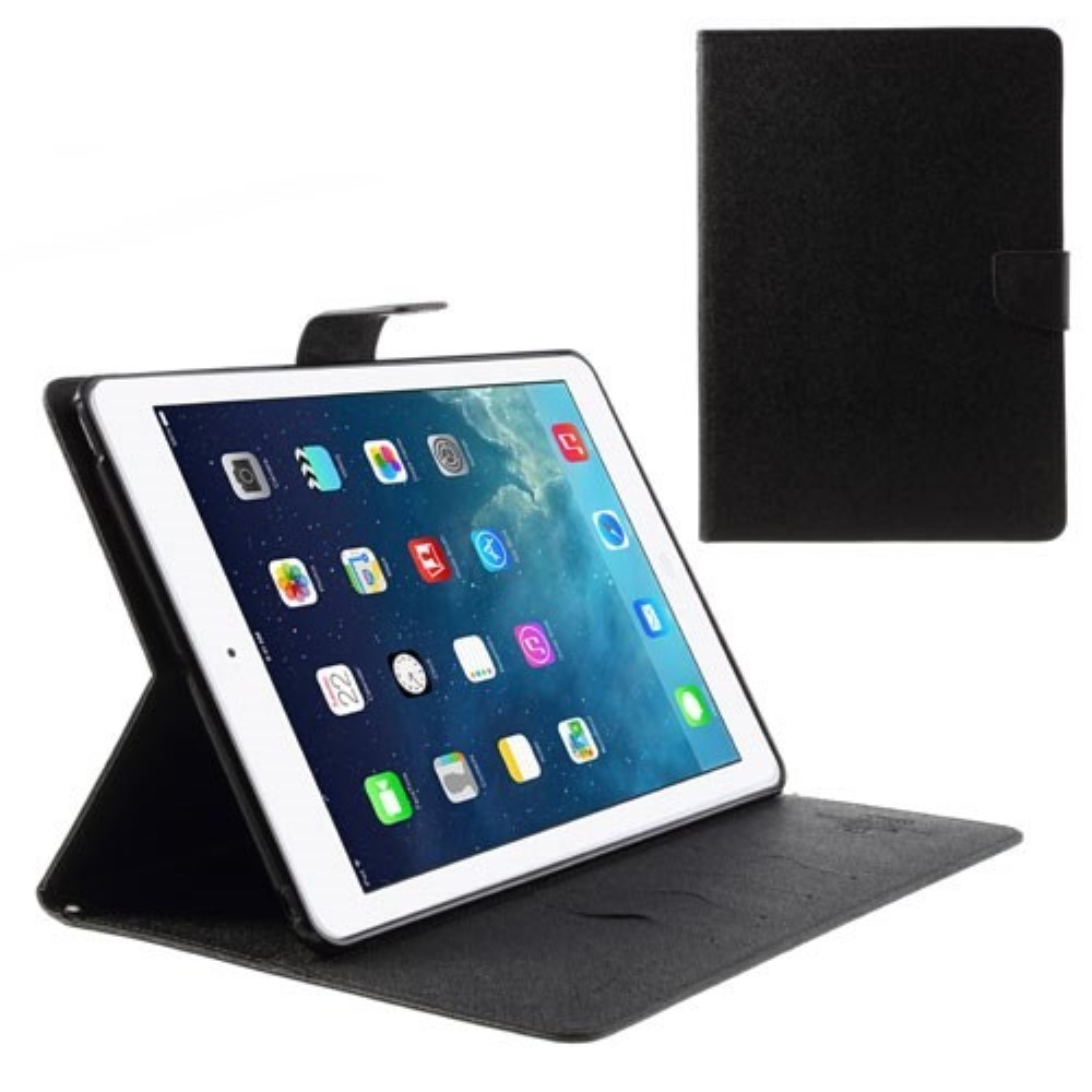 Funda Apple iPad Air 2 Piel Tapa Libro Mercury Goospery negra