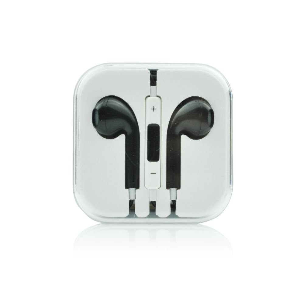 Auriculares tipo iPhone Negro