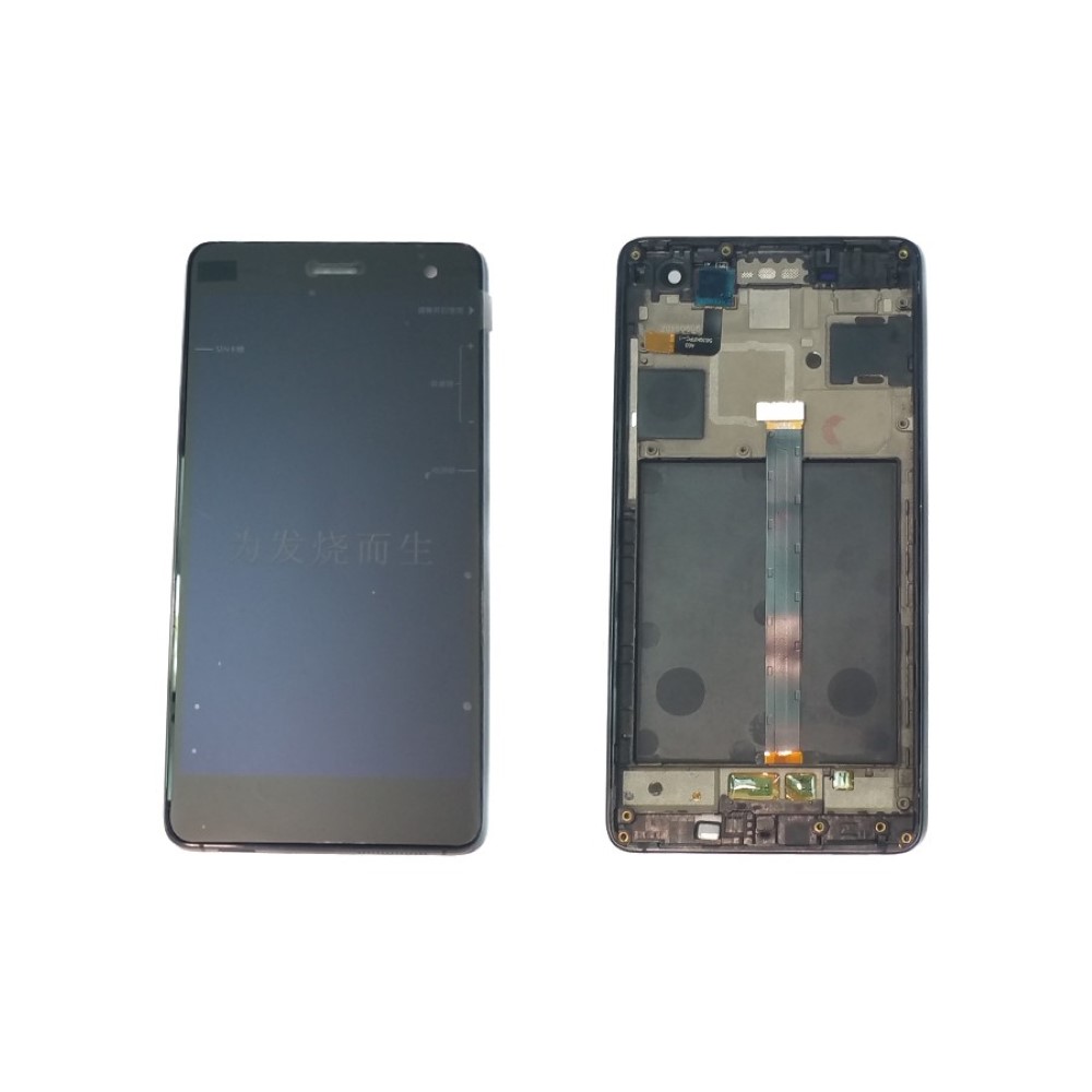 Pantalla Xiaomi Mi4 Completa LCD y Cristal Tactil con Marco Negra