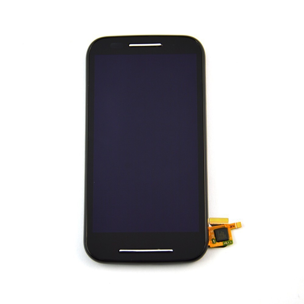 Pantalla Motorola Moto E XT1022 XT1021 XT1025 Completa LCD y Cristal Tactil con Marco Negra