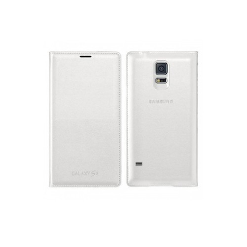 Funda Samsung Galaxy S5 G900 Libro Blanca Blister 5