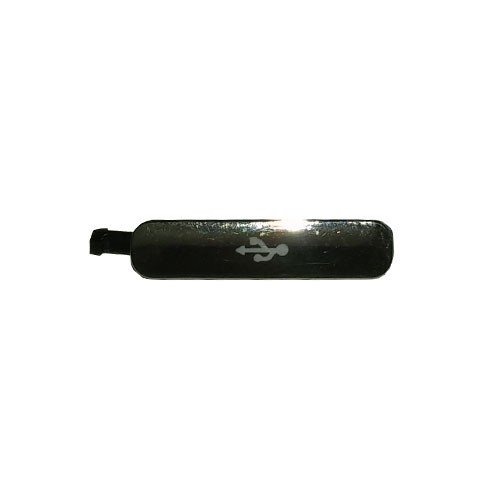 Tapa conector de carga USB Samsung Galaxy S5 G900F Plata
