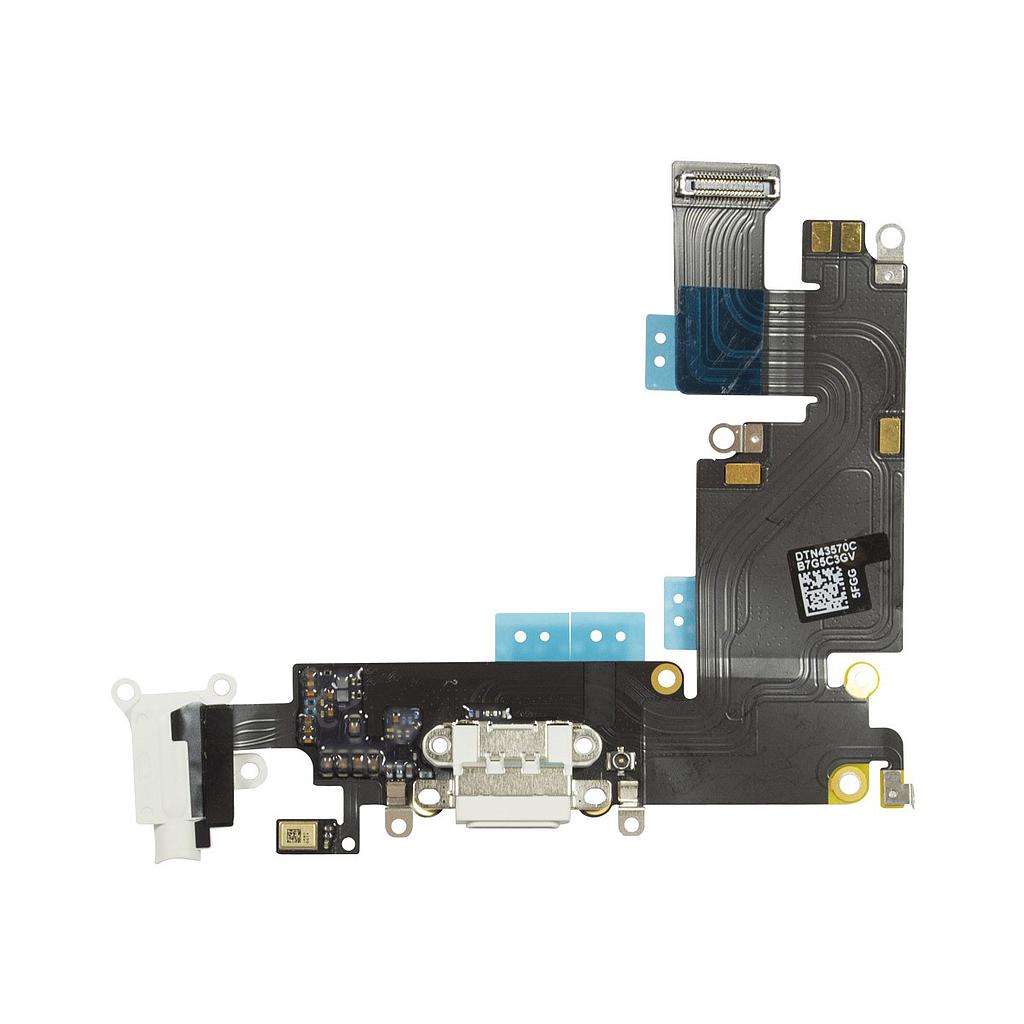 Flex iPhone 6 Plus Dock de Carga Micro y Jack Audio Blanco