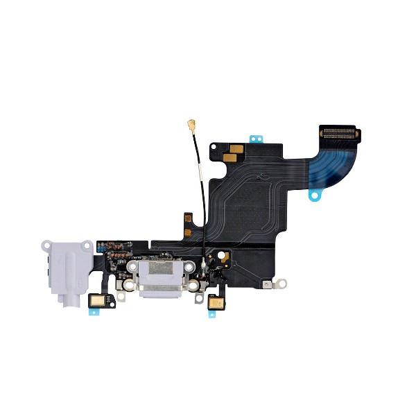 Flex iPhone 6S Dock de Carga Micro Jack Audio Gris