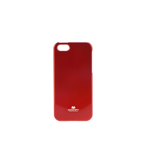 Funda iPhone 5 5S 5SE Mercury metal iJelly roja