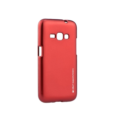 Funda Samsung Galaxy J1 2016 Mercury metal iJelly roja