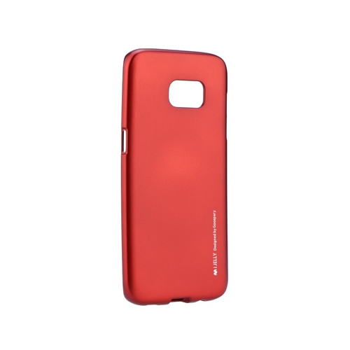 Funda Samsung Galaxy S7 Edge Mercury metal iJelly roja