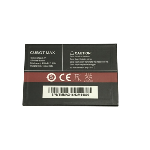 Cubot Max Battery
