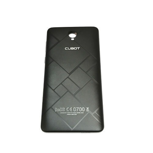 Tapa Cubot MAX trasera negra con boton volumen y encendido