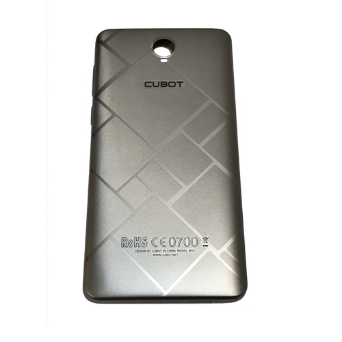 Tapa Cubot MAX trasera plata con boton volumen y encendido