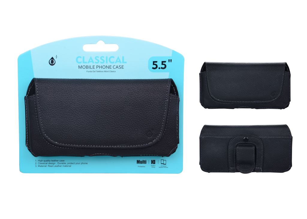 Funda Cinturon negra hasta 5 con 5 pulgadas