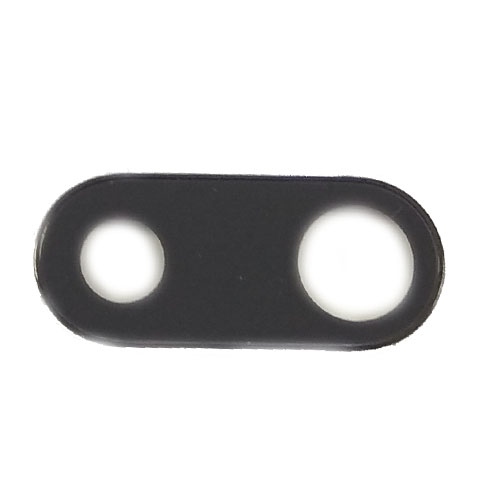 Embellecedor lente cristal iPhone 7 Plus camara trasera y flash color negro