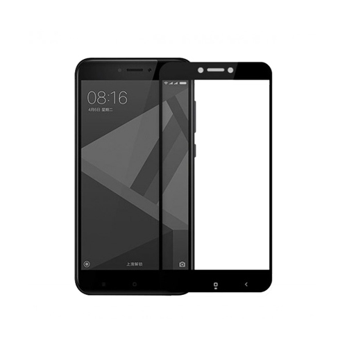 Protector Pantalla Xiaomi Redmi 4X Completo NEGRO Cristal Templado
