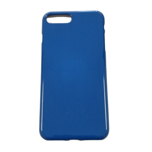 Funda iPhone 7 Plus 8 Plus jelly Flash Azul purpurina