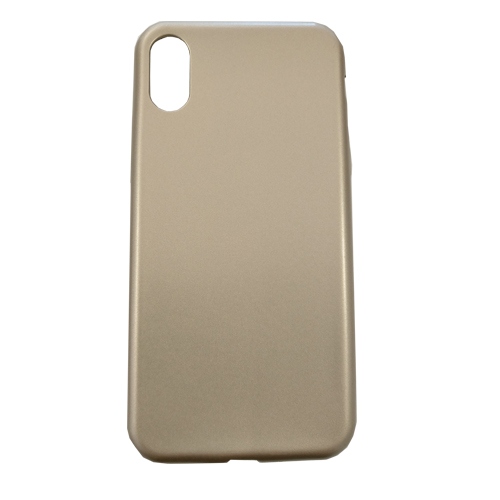 Funda Apple iPhone X jelly Flash Mate Dorada