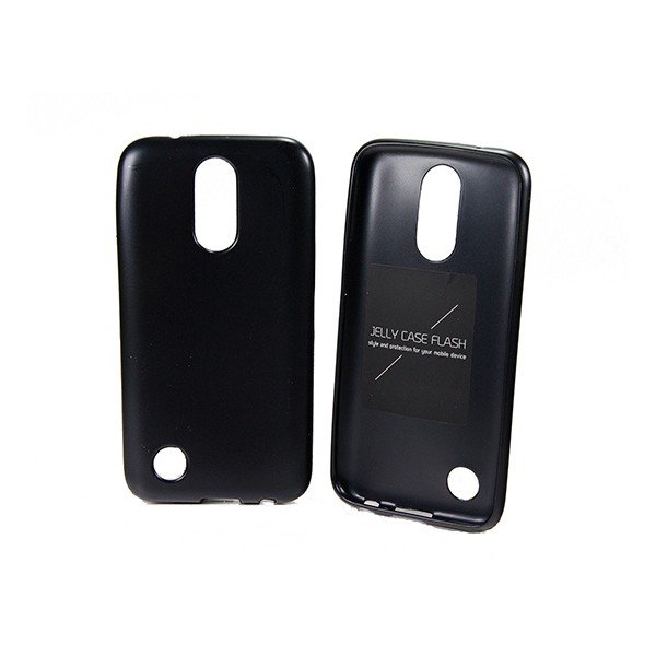 Funda LG K10 2017 jelly Flash Mate Negra