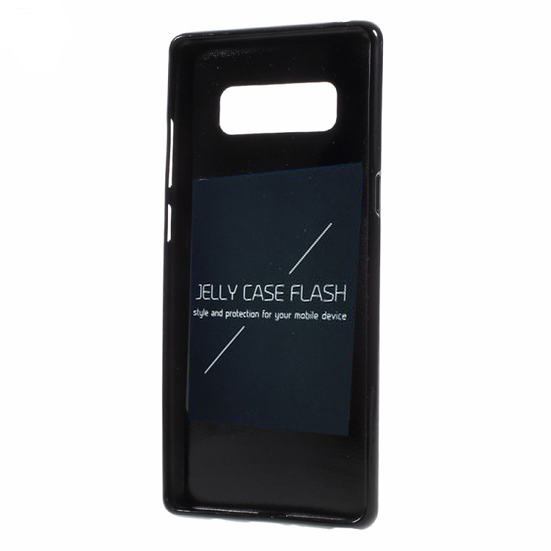 Funda Samgung Galaxy Note 8 jelly Flash Mate Negra