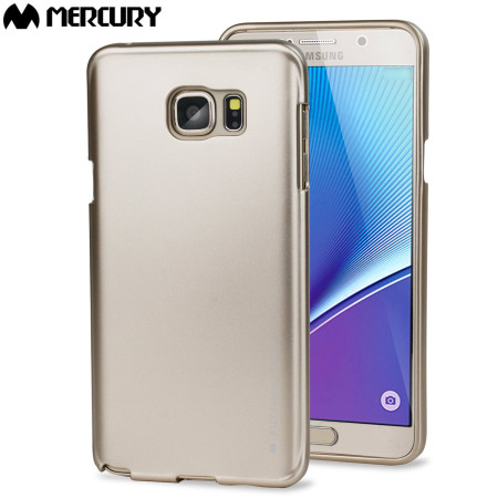 Funda Samsung Note 5 iJelly Metal dorado