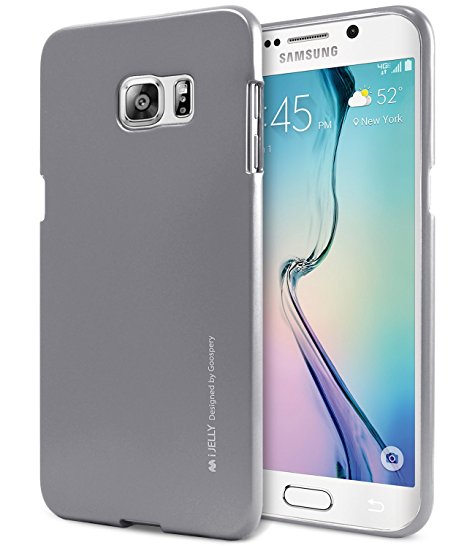 Funda Samsung S6 iJelly Metal gris oscuro