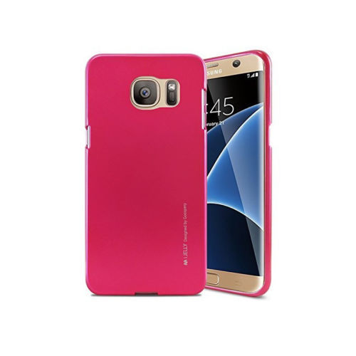 Funda Samsung Galaxy s6 edge Mercury iJelly Metal fucsia
