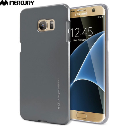 Funda Samsung Galaxy s6 edge plus Mercury iJelly Metal gris oscuro