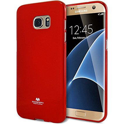 Funda Samsung Galaxy s6 edge plus Mecury iJelly Metal rojo