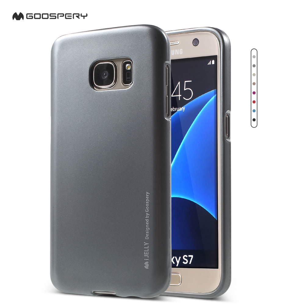 Funda Samsung Galaxy A7 2015 a700 Mercury iJelly Metal gris oscuro