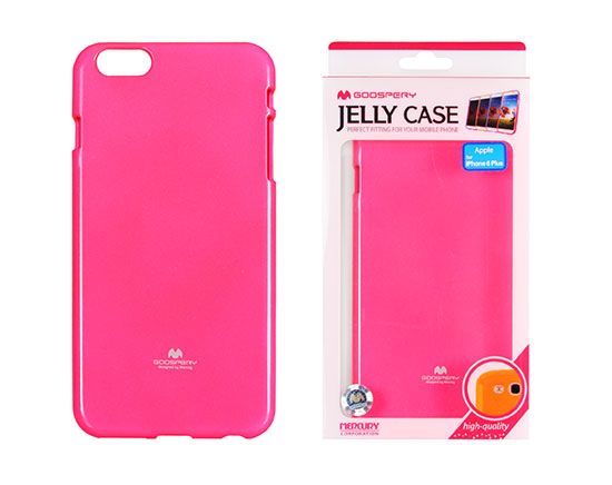 Funda iPhone 6 6s plus Mercury Jelly Fluor fucsia