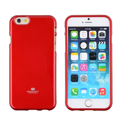 Funda iPhone 6 Mercury Jelly roja