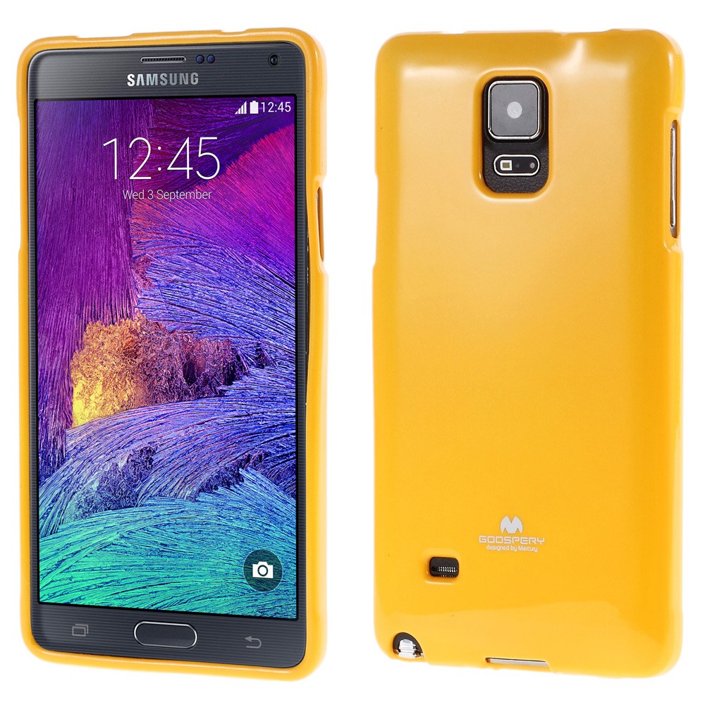 Funda Samsung Galaxy Note edge Mercury Jelly amarillo