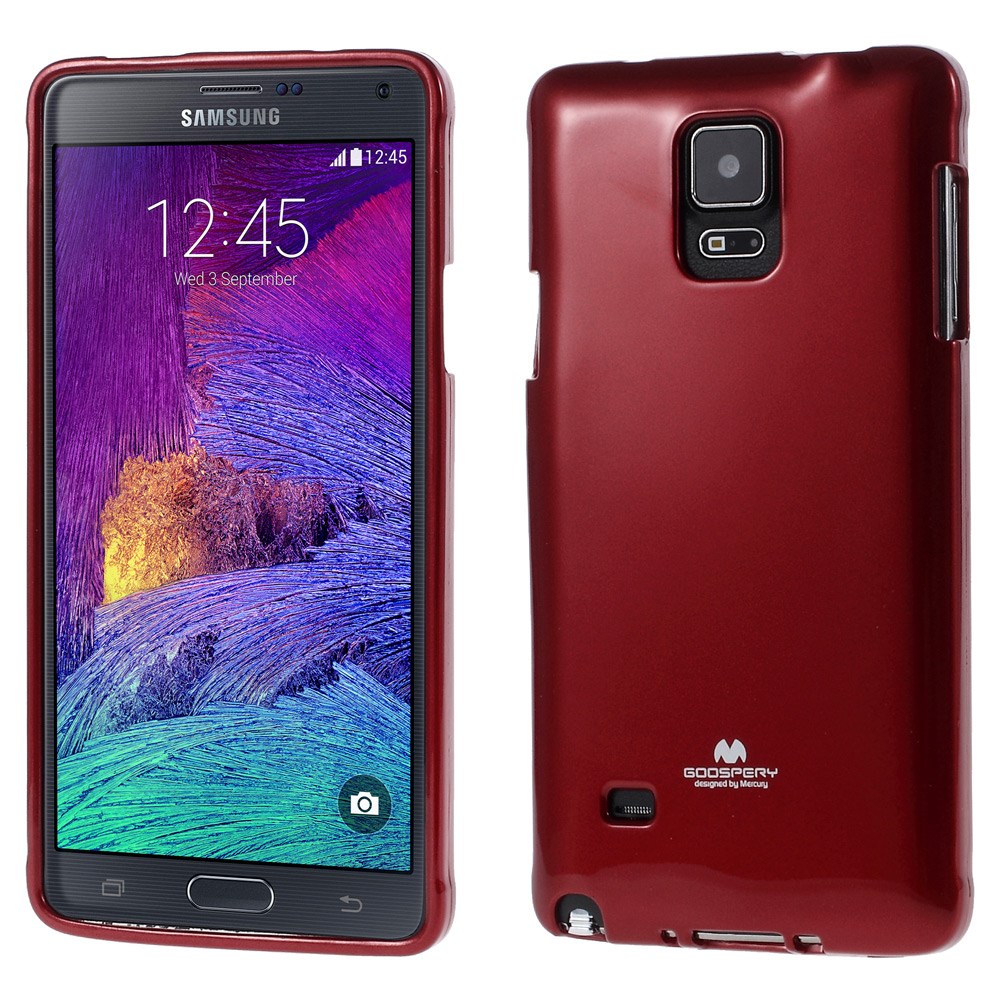 Funda Samsung Galaxy Note edge Mercury Jelly rojo