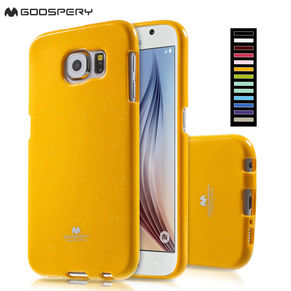 Funda Samsung Galaxy Note 5 Mercury Jelly amarillo