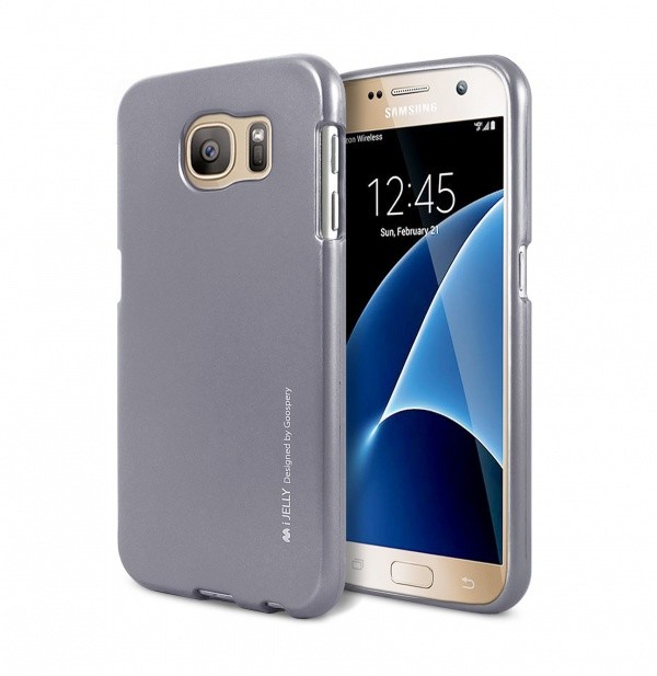 Funda Samsung Galaxy J1 2016 Mercury Jelly gris oscuro