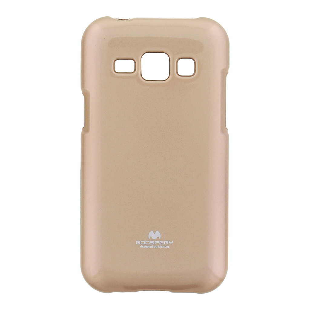 Funda Samsung Galaxy J1 Mercury Jelly dorado