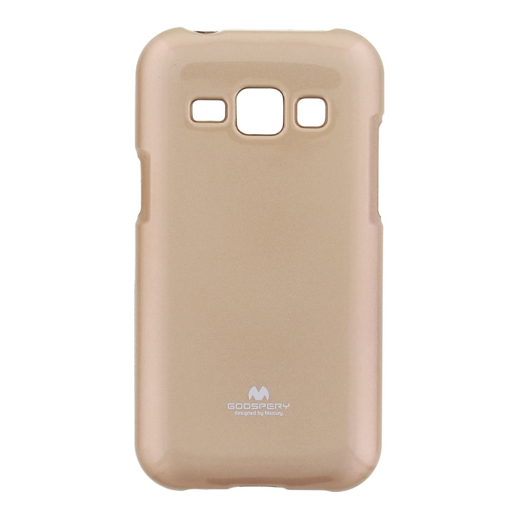 Funda Samsung Galaxy J1 2016 Mercury Jelly dorado