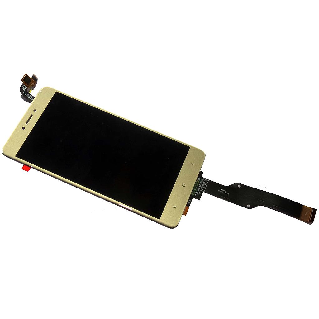 Pantalla Xiaomi Redmi Note 4X Completa LCD y Cristal Tactil Dorada