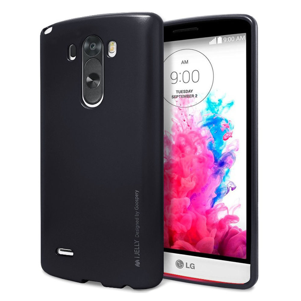 Funda LG G3 Mercury Metal iJelly negro