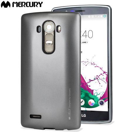 Funda LG G4 Mercury Metal iJelly gris oscuro