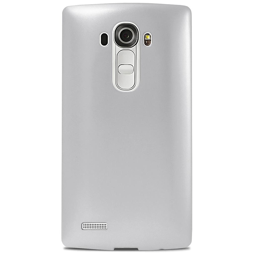 Funda LG G4 Mercury Metal iJelly gris claro